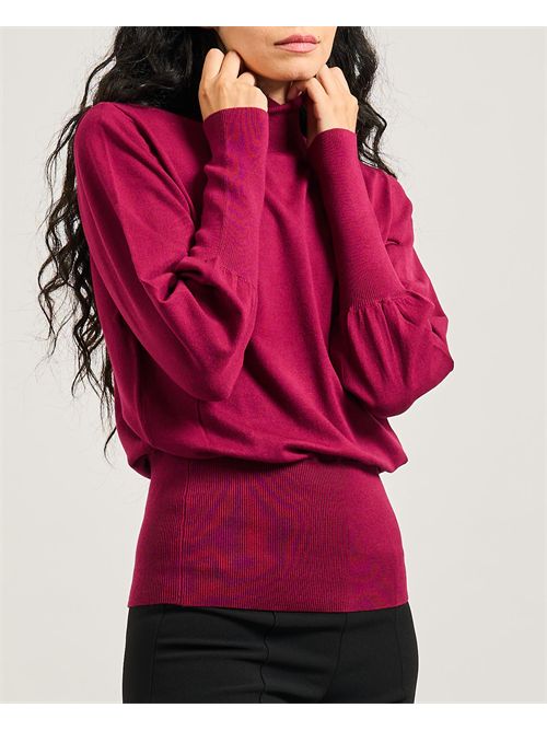 Silvian Heach women's turtleneck sweater SILVIAN HEACH | GPA25041LURED PLUM